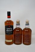 Two bottles of Naked Blended Malt Scotch Whisky (700ml) and Whyte and Mackay Blended Scotch Whisky (