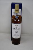 The Macallan Highland Single Malt Scotch Whisky (12 years old) (700ml) (Over 18s only).