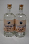 Two bottles of Two Drifters Distillery White Rum (700ml) (Over 18s only).