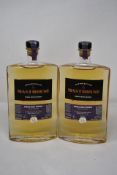 Two bottles of Masthouse Single Malt Whisky (500ml) (Over 18s only).