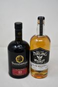 Teeling Stout Sask Irish Whiskey (700ml) and Bunnahabhain Islay Single Malt Scotch Whisky (Aged 12 y