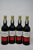 Four bottles of Dow's Christmas port (750ml) (Over 18s only).