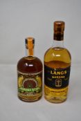 Langs Jamaican Banana Rum (700ml) and Banana Bomb Spiced Rum (500ml) (Over 18s only).