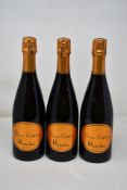 Three bottles of Fattoria di Montechiari Donna Catherine Brut (750ml) (Over 18s only).