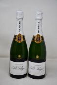 Two bottles of Pol Roger Reserve Brut (750ml) (Over 18s only).