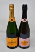 Two bottles of Veuve Clicquot Rose Champagne (750ml) and two bottles of Veuve Clicquot Brut Champagn