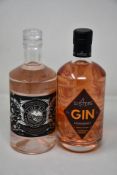 Lyme Bay Pink Grapefruit Gin (700ml) and 4 Sisters Strawberry Gin (700ml) (Over 18s only).