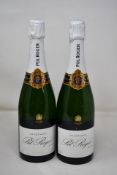 Two bottles of Pol Roger Reserve Brut (750ml) (Over 18s only).