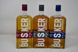 The Busker Single Grain Irish Whiskey (700ml), The Busker Single Malt Irish Whiskey (700ml) and The