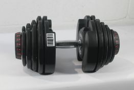 A pre-owned Assassin 40KG Adjustable Dumbell.