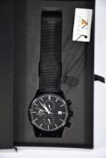 Six Zenn quartz watches in black.
