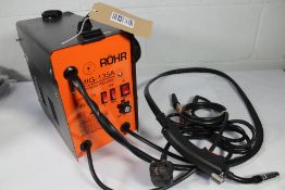 A pre-owned Röhr MIG-135A MIG Welder Inverter Gasless 135 Amp (Some minor damage).