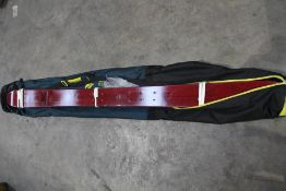 A pair of pre-owned Line Supernatural 108 Skis - No Bindings (L 186cm, Shape 137.108.126mm, Profile