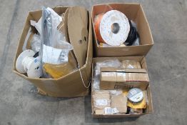 A quantity of miscellaneous small electrical components/accessories.