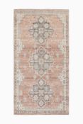 An as new West Elm Triple Medallion Heirloom Rug - Multi (243.84 x 152.4cm, Stock Photo).