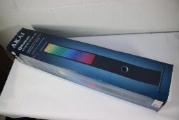 A boxed as new Akai Bluetooth LED tower speaker.