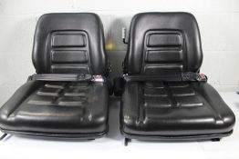 Two Universal Suspension Seats (Viewing recommended, may have some minor damage).