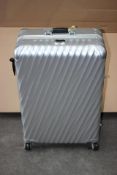 A Tumi 98824 Extended Trip Packing Case (Faulty telescopic handle, no key).