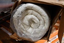 A Lankou 5ft memory foam spring mattress.