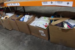 A large quantity of miscellaneous items to include crafts, household items and toiletries (5 boxes).