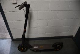 A Ninebot Max G30 electric folding scooter (Missing charger).