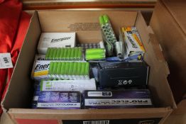 A quantity of assorted batteries to include Energizers AA/AAA, Pro Elec Ultra AA, Q - Connect AA, AA