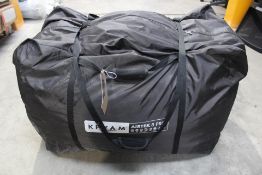 A pre-owned Khyam Airtek 8 Pro Inflatable Tent (Viewing recommended).
