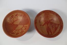 Approximately twenty Latin American Style Pottery Bowls (Various designs).