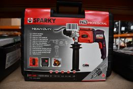 Two Sparky heavy duty rotary hammer drills.