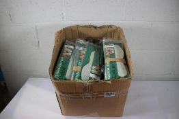 Approximately one hundred and fifty pairs of sovereign cushion fit deluxe pine shoe liners (Various