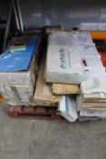 A quantity of assorted wooden flooring and related.