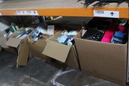 A large quantity of miscellaneous items to include crafts, household items and toiletries (5 boxes).