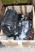 A quantity of JCB parts and other assorted parts to include Fuse Boxes, Fastrac and related.