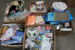 A large quantity of miscellaneous items to include greetings cards and toiletries.