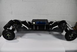 A Trampa Pro belt drive electric mountainboard with wand/charger and bag (Viewing advised, possibly