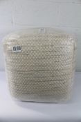 An as new Handmade Wool Pouf Rocco Cream (45 x 45 x 45cm approximately).