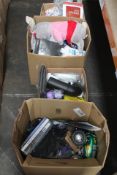 A large quantity of miscellaneous items to include sport, household items and toiletries (4 boxes).