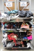 A large quantity of assorted pre-owned clothing and related items.