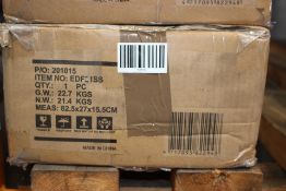 A EDF21SS Single Motor Electric Adjustable Height Sit-Stand Desk, may be damaged or incomplete, view