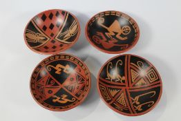 Approximately fifty Latin American Style Pottery Bowls.
