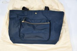A pre-owned Ralph Lauren Logo Tote/Shopper Bag - Navy (Good condition but some minor markings).