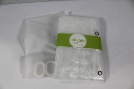 Twenty one as new OTraki Shower Curtains (180 x 200cm).
