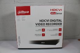 A boxed as new Dahua XVR7216AN-4K-I3 16 Channel Penta-brid 4K 1U 2HDDs Digital Video Recorder.