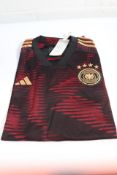 Four Adidas Germany National Team 2022/23black away shirts (4 x XL).