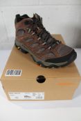 A pair of men's boxed as new Merrell Moab 3 Mid Gore Tex - Granite/Poseidon (UK 7.5).