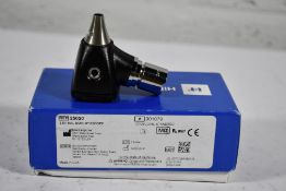 A boxed as new Hillrom 3.5V Halogen Diagnostics Otoscope, REF 25020.