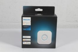 A boxed as new Philips Hue Bridge, EAN 8719514342583.
