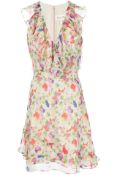 An as new Saloni Cece Dress - Fawn Poppies (UK 10, stock photo).