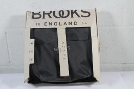 A Brooks England Scape Pannier large black waterproof bike rack bag (Outer box damaged slightly dust