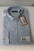 A Balibaris Mercer shirt in Bleu Acer (Steel Blue) (Size L).